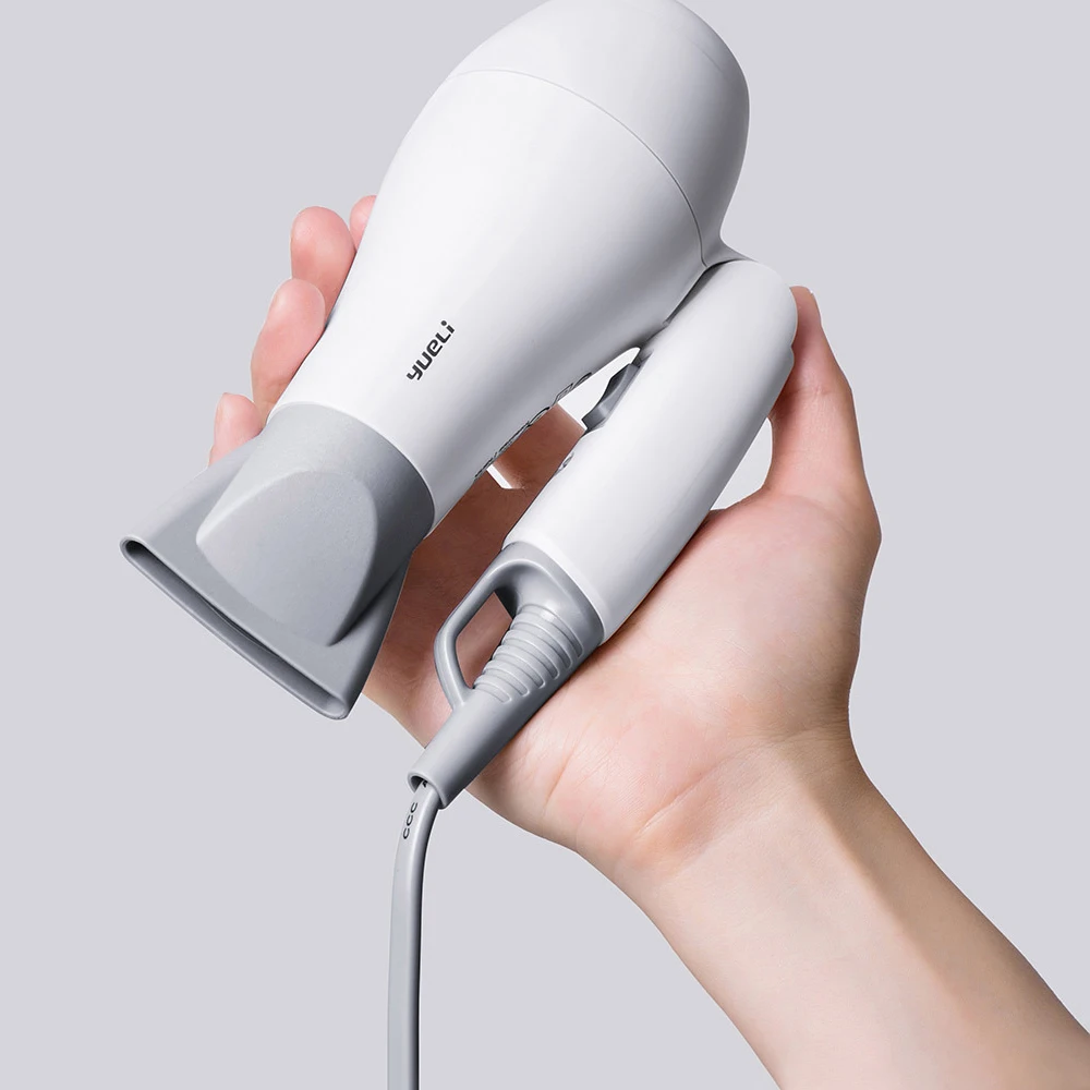 Складной фен для волос Xiaomi Yueli портативный дорожный распылитель 1200 Вт
