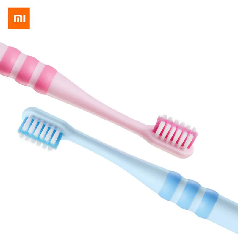 

New 2pc/set Xiaomi Doctor B Kid Toothbrush Food Grade Material Imported Soft Brush for 6-12 Year old Children best gift