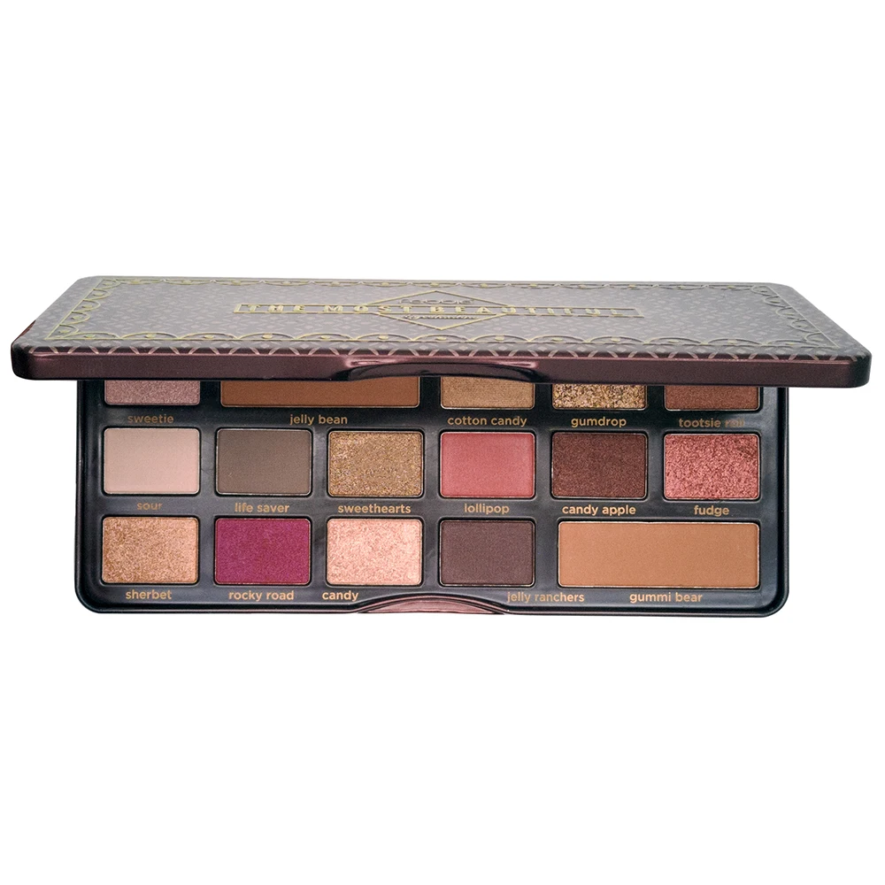 

Febble 16 chocolate brown nude and brick red soft glam eyeshadow palette for beginner,matte and shimmer