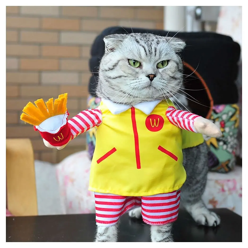 

McDonald's Pets Stand Dress Pets Clothes Pets Articles Dog Clothes Gogo Change The Body.