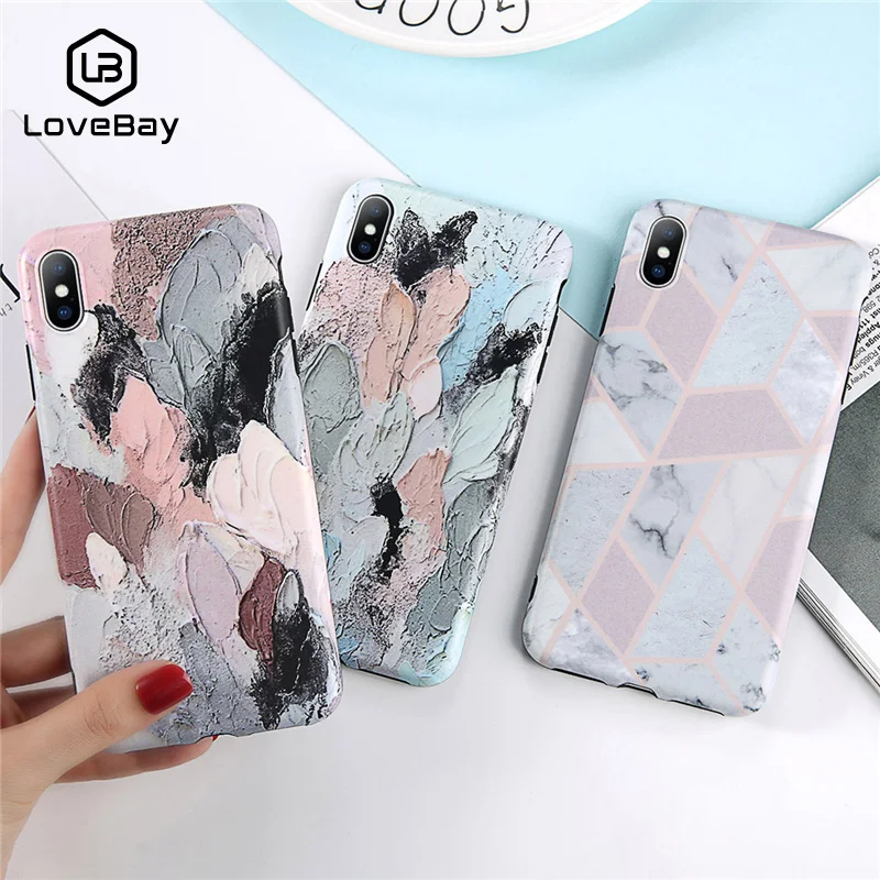 Lovebay чехол для телефона iPhone 6 6s 7 8 Plus X XR XS Max Модный художественный цветок в стиле