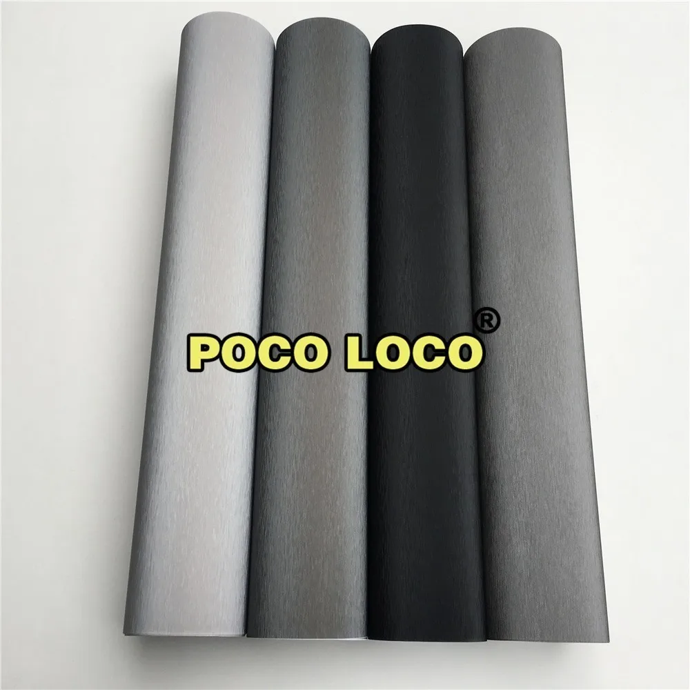 

Black Silver Grey Brushed Aluminum Vinyl Film Metallic Wrap Sticker Decal With Air Pocket Release Backing Vehicle Decor Decals