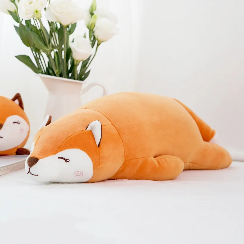 

Originality Lying Posture Fox Lint Toys Animal Children Gift Lovers Doll Plush Doll Processing Customized Cartoon Fox Plush Toy