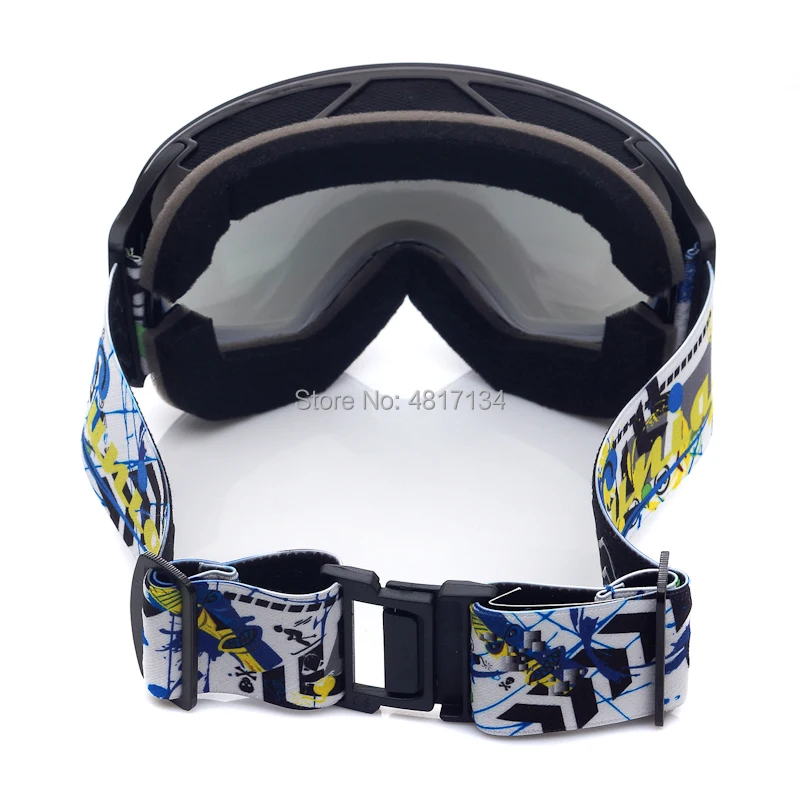 Унисекс Серебристые линзы Fit Over Glasses УФ Анти туман Anti explosion Dual optic сферические очки