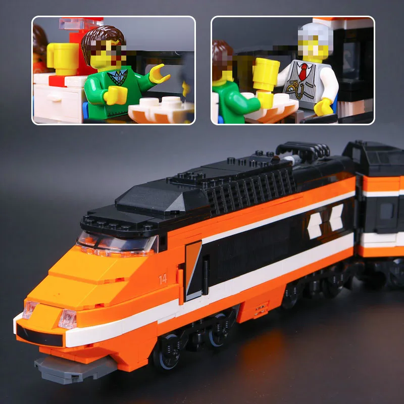 

Lepin 21007 Technic Series Horizon Express Train LegoINGly 10233 Educational Building Bricks Blocks Gift Toys for Children