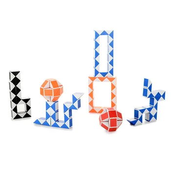 

24 Sections Variable Magic Ruler Intelligence Folding Transform Cube Factory Wholesale Education Toys Gift for Children