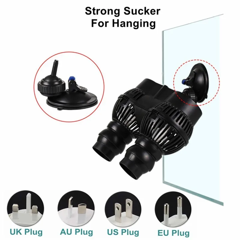 2200 В~ 240 В SUNSUN JVP волновой производитель пропеллерный насос мини нано всасывающий магнит аквариумный коралловый фильтр для аквариума