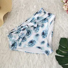 Сексуальные женские плавки бикини бандажный цветочный купальный костюм бикини Бразильяно стринги высокий Васит купальник женские трусики пляжная одежда