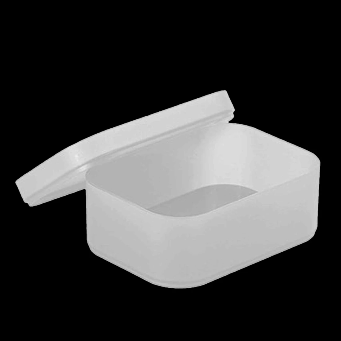 

Plastic Frosted Cosmetic Storage Box Facial Mask Organizer Holder With Lid For Cosmetics Jewelry Bath Products Organizer-White S