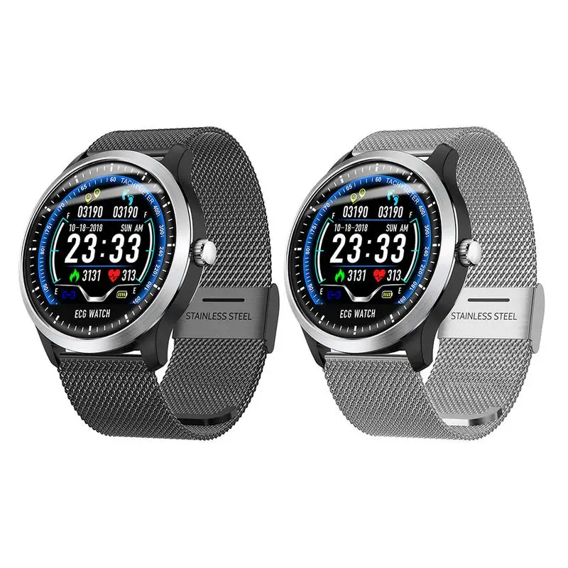 

Smart Bluetooth Watch Bracelet Sports Heart Report Rate Blood Pressure Test For Phone Screen Big For Ios Android Long Standby