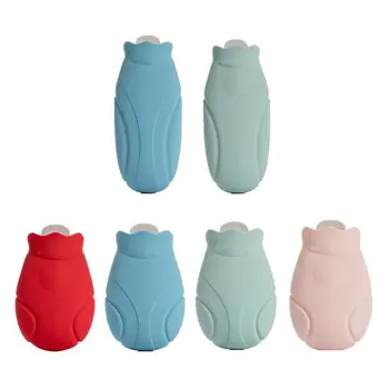 

Silicone Hot Water Bottle Hand Warmer Microwave Heating Crack-proof Safe Warm Bottle