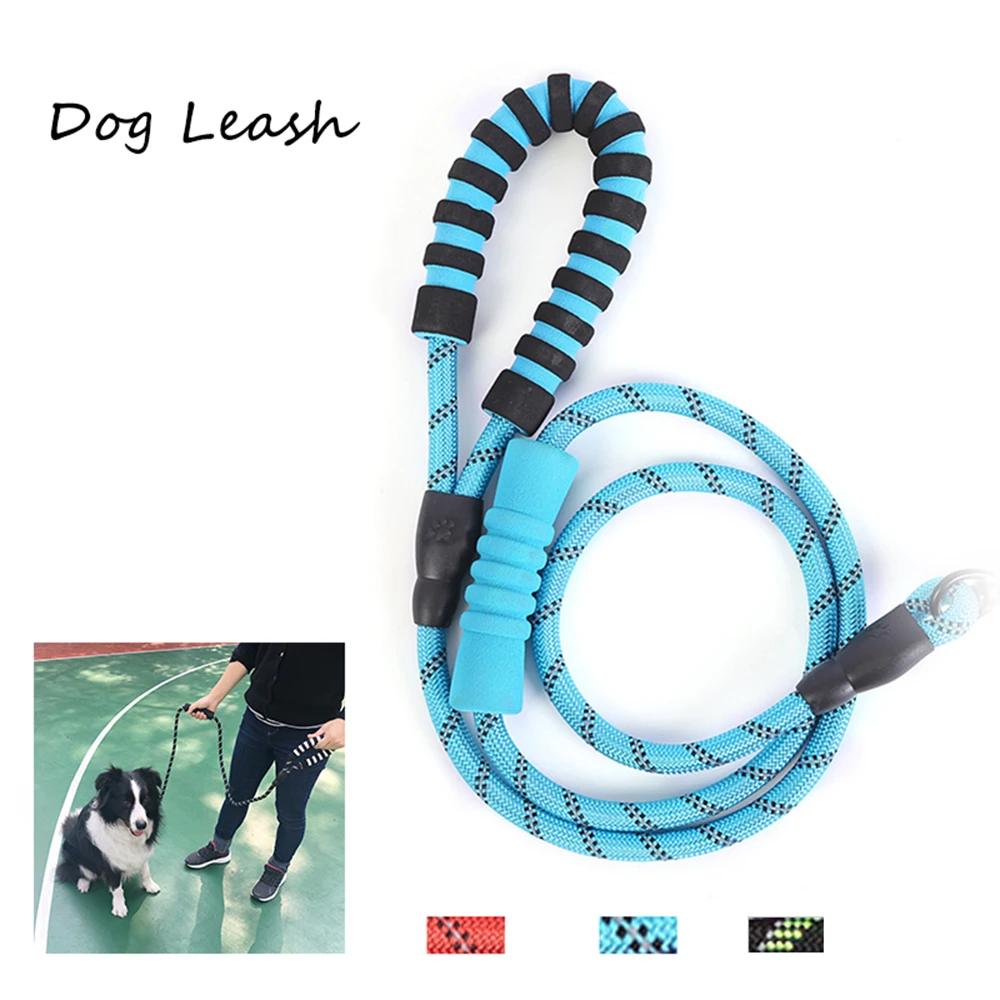 

Dog Leash Double Handled Dog Leather Control Leash Climbing Rope Dog Chain Traction Rope for Pet Training Walking Outside