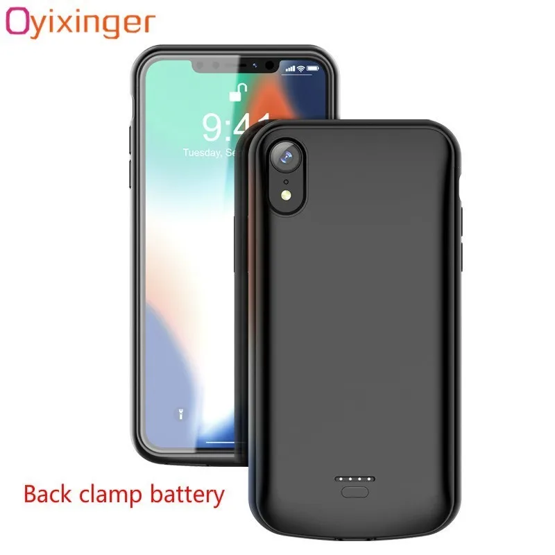 Goede OYIXINGER Grote Capaciteit Terug Klem Batterij Telefoon Oplader Voor Iphone XR Xs Max X 6 7 8 Plus 5 5 s SE 5c 6 s Power Bank Supply