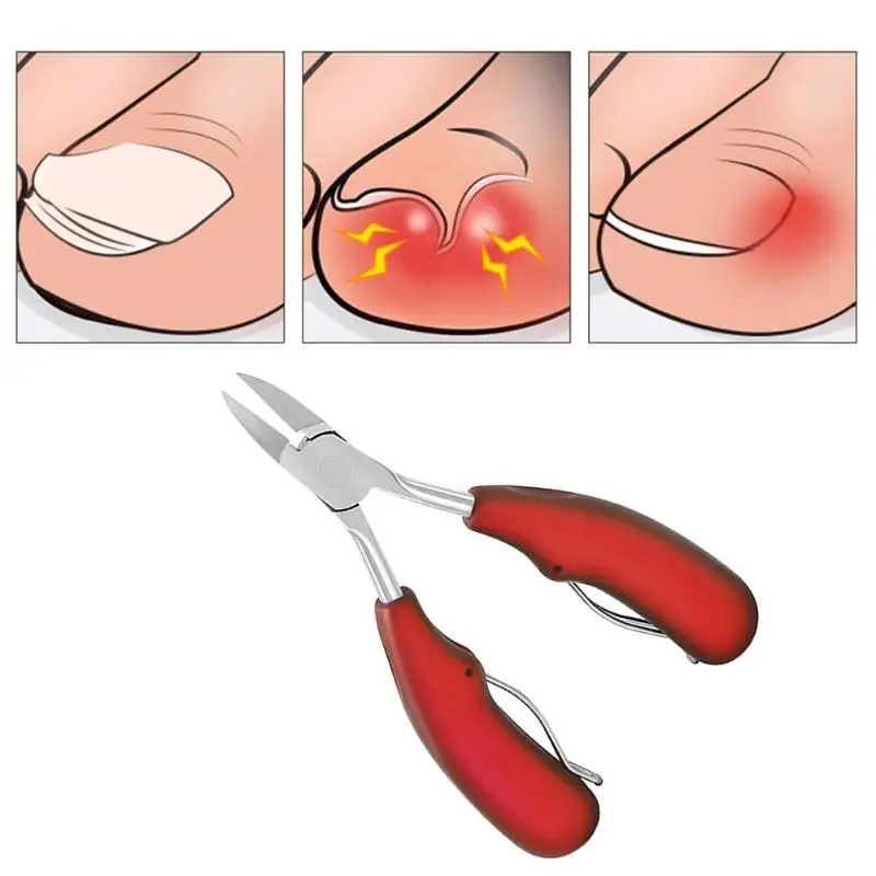 

Nail Clipper Cutter Cuticle Scissors Stainless Steel Plier Feet Care Toe Cuticle Trimming Cutter Pedicure Forceps Manicure Tool