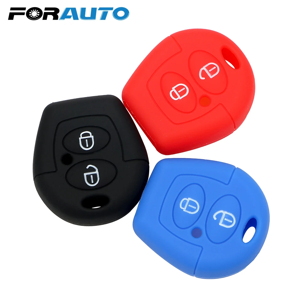 

FORAUTO 2 Buttons Car Key Case Shell Replacement For Volkswagen Jetta Sagitar Bora Key Bag Cover Protector