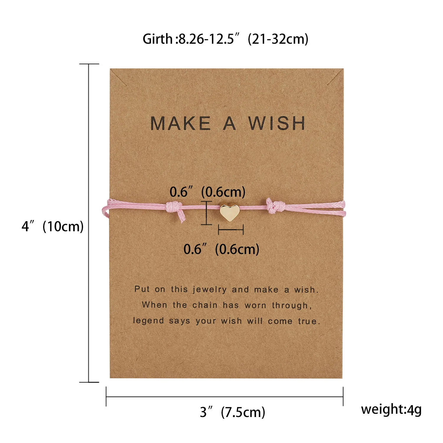 RINHOO Make a Wish мини браслет с цветком Женский Регулируемый красной ниткой женский