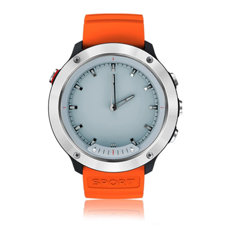 M5 Smart Watch Transparent Screen Smart Band Ip68 Waterproof Heart Rate Monitor Hybrid Smart Wristband(Orange)
