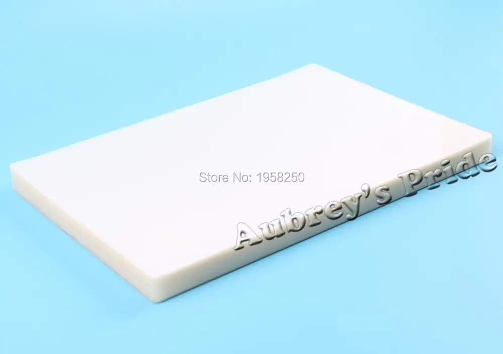 

10 Sheets 200mic(8mil) A4 Size PVC Clear Glossy 2Flap Laminating Pouch Film for Hot Laminator