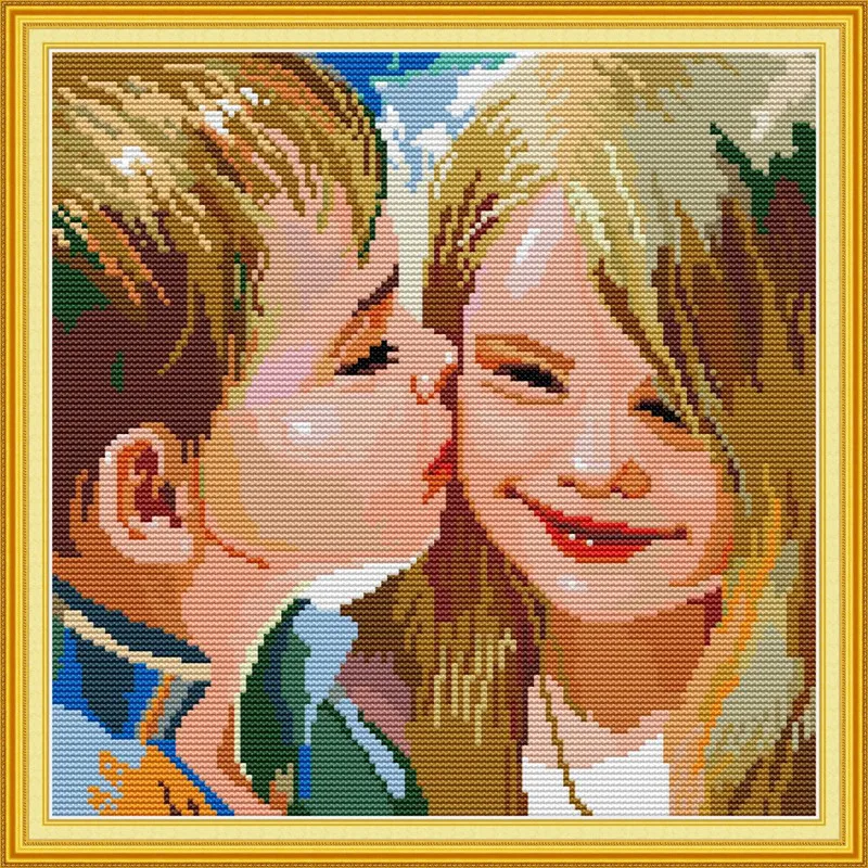 

Cross Stitch Kits Embroidery Needlework Chinese Cross Stitch Dmc kiss counted cross stitch Printed Cross Stitch Decor Home Decor