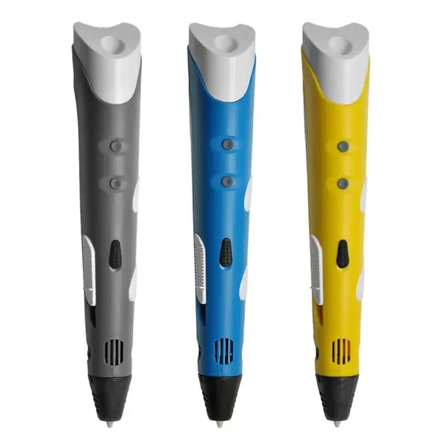 Best Offers VAKIND EU Plug 3D Printing Pen Kids DIY Graffiti Painting Pen with 1.75mm ABS/PLA Filament 3D Pens for Kids Christmas Gifts 