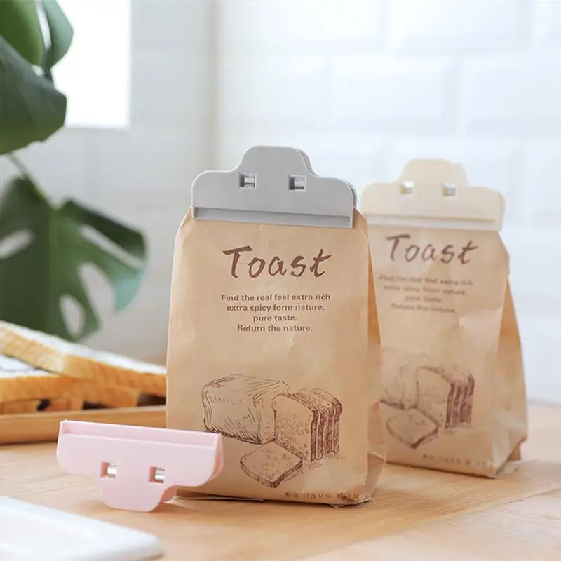 

3PCS Stay Fresh Plastic Bag Clips Sticks- Slide-on to Isolated Air Dust Food Snacks Storage Clips Easy to Store Pets Food