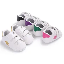 Детская обувь противоскользящие туфли из искусственной кожи с мягкой подошвой для маленьких мальчиков и девочек от 0 до 18 месяцев