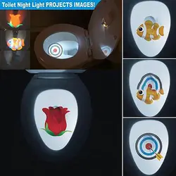 Унитаз Авто ночник датчик движения Ночник проектор разные темы для детского туалета тренировочный свет