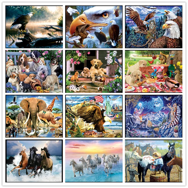 

New 5D DIY diamond painting cartoon "landscape" embroidery cross stitch round diamond mosaic painting home decoration