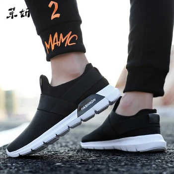 

Solid Color Men Shoes Slipony Men Casual Shoes Slip On Man Sneakers Male Comfort Footwear Mens Trainers Big Size 39-46