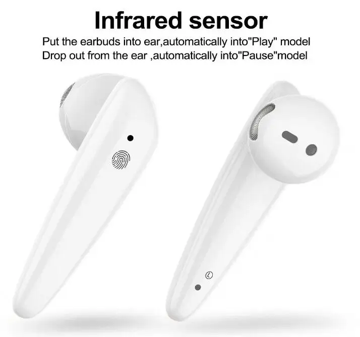 Airpairs СПЦ Tocuh управления наушники Infrarred Сенсор PK i11 i12 Беспроводной Bluetooth5.0 головные