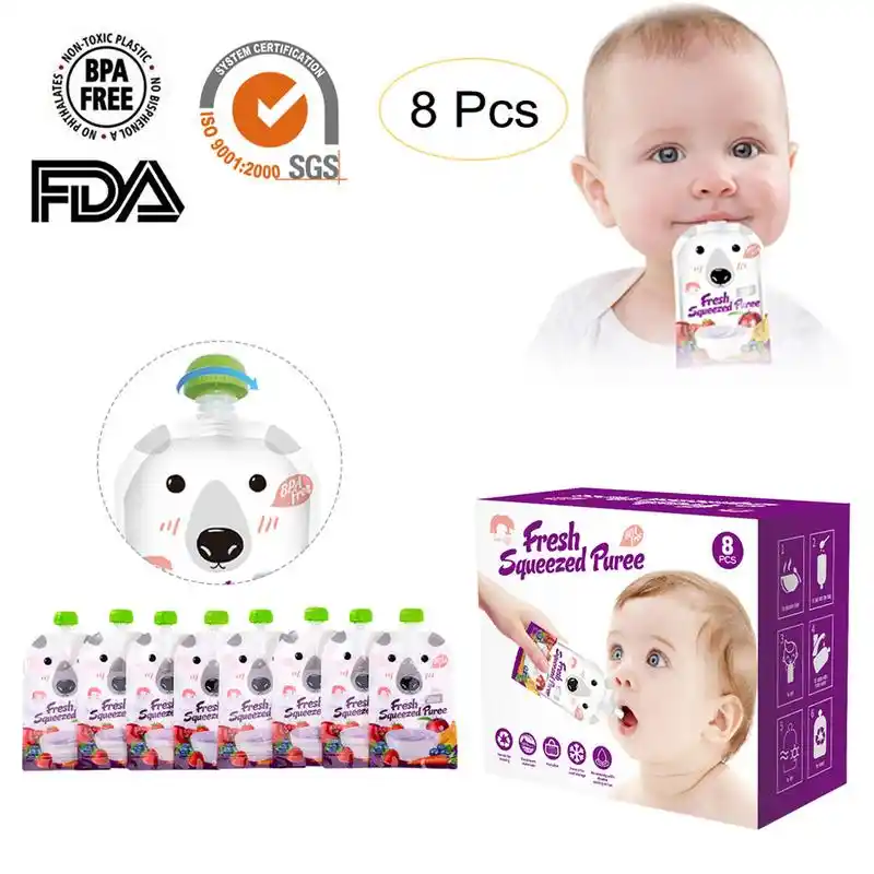 dairy free baby food pouches