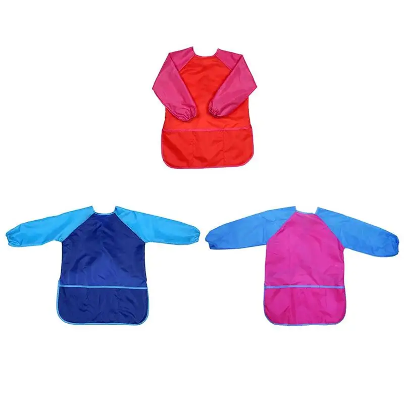 Buy 3pcs Baby Anti dressing Aprons Plastic Washable