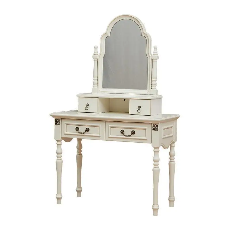 Box Maquiagem Vanity Makeup Tocador Mesa De Maquillaje European Wood Bedroom Furniture Penteadeira Korean Quarto Dressing Table