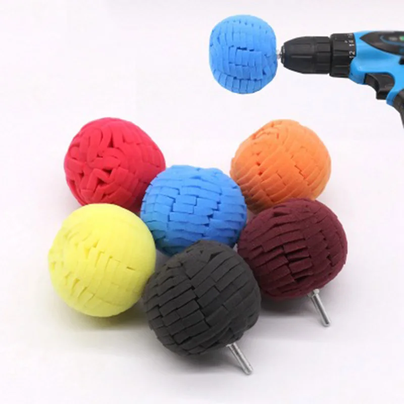 

80mm Buffing Ball Finishing Buff Car Motorcycle Vehicle Polishing Pad Sponge