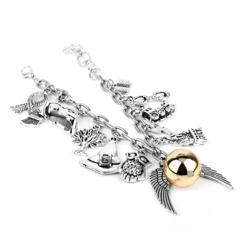 Шапка сортировка Hedwig Золотой снитч шрам в машине подвеска Horcrux Комбинированный