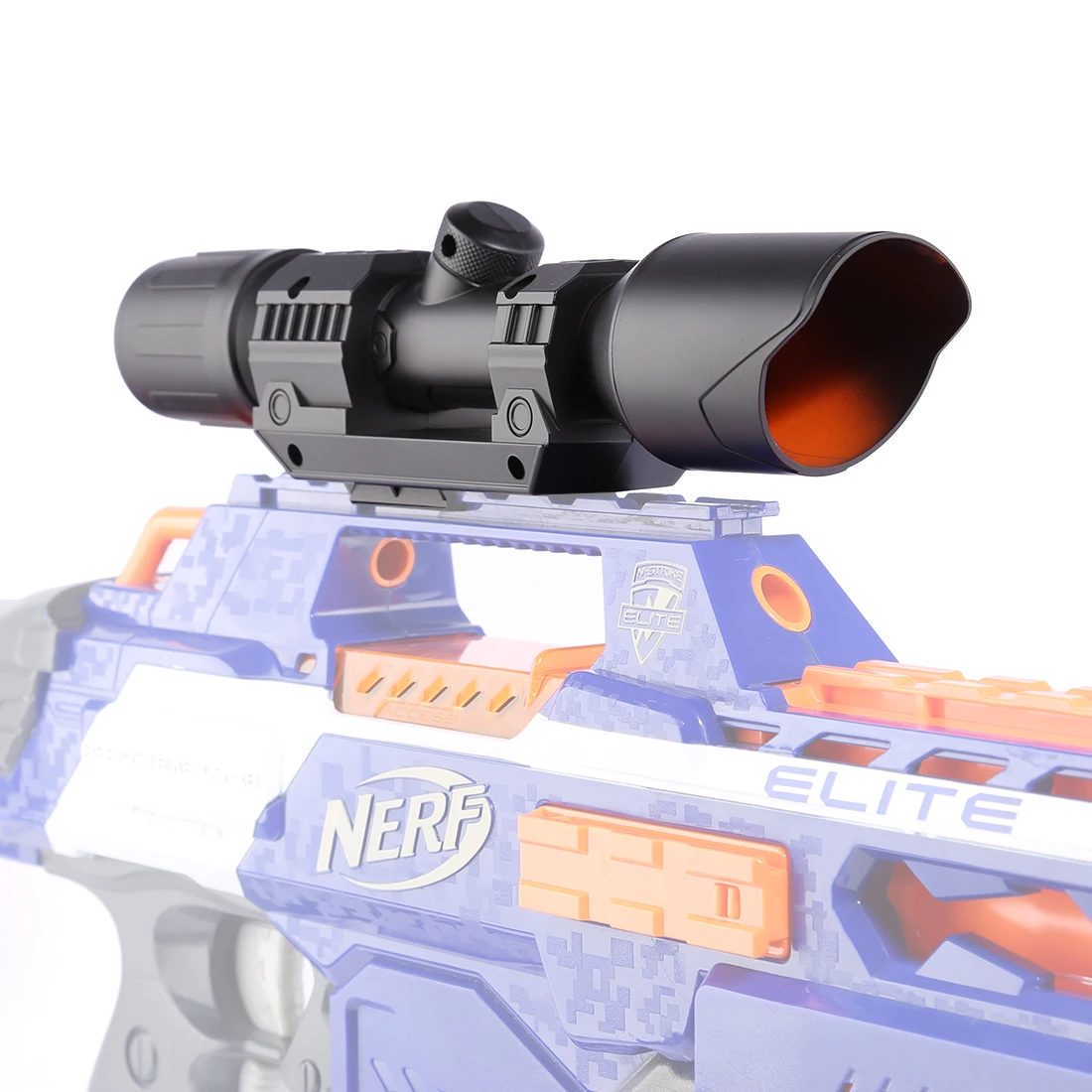 

Modified Part Front Tube Sighting Device for Nerf Elite Series Paintball Accessories- Black