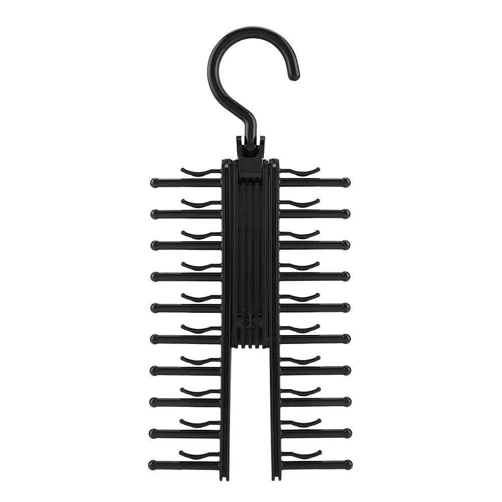 

Adlustable Cross X Tie Rack Belt Scarves Hook Hanger Holder Home Organizer