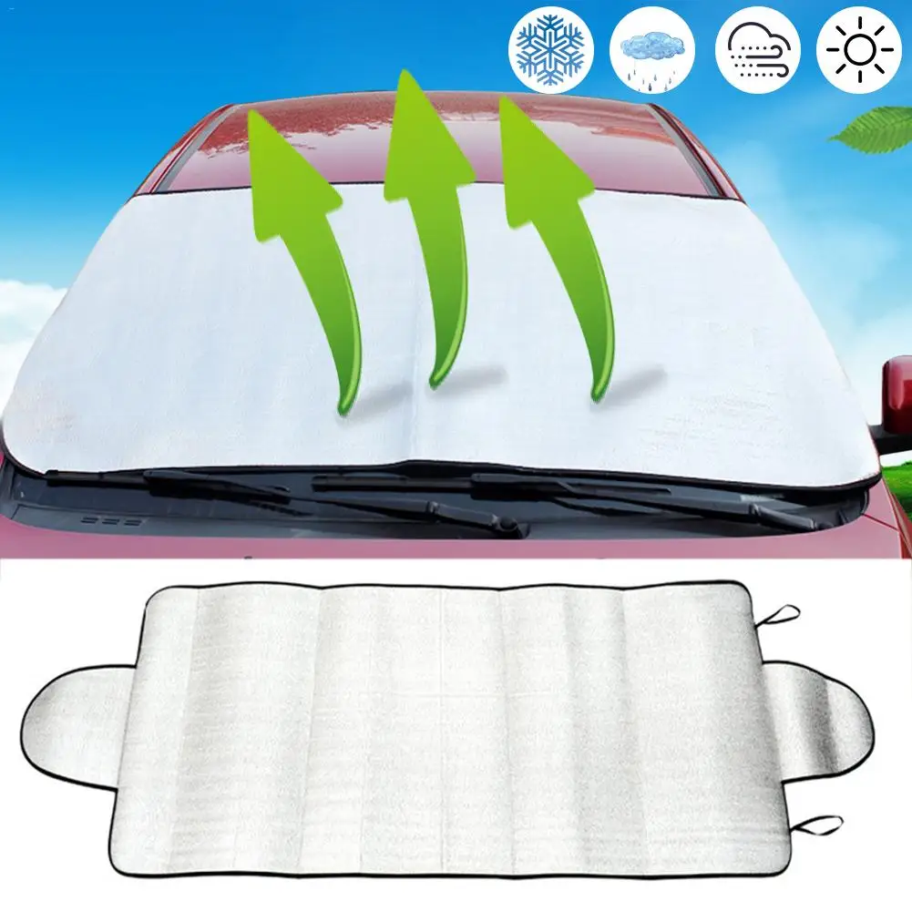 

Car Window Sun Car Covers Front Windscreen Cover Heat Sun Shade Anti Snow Frost Ice Shield Winter Dust Protector Sun Block