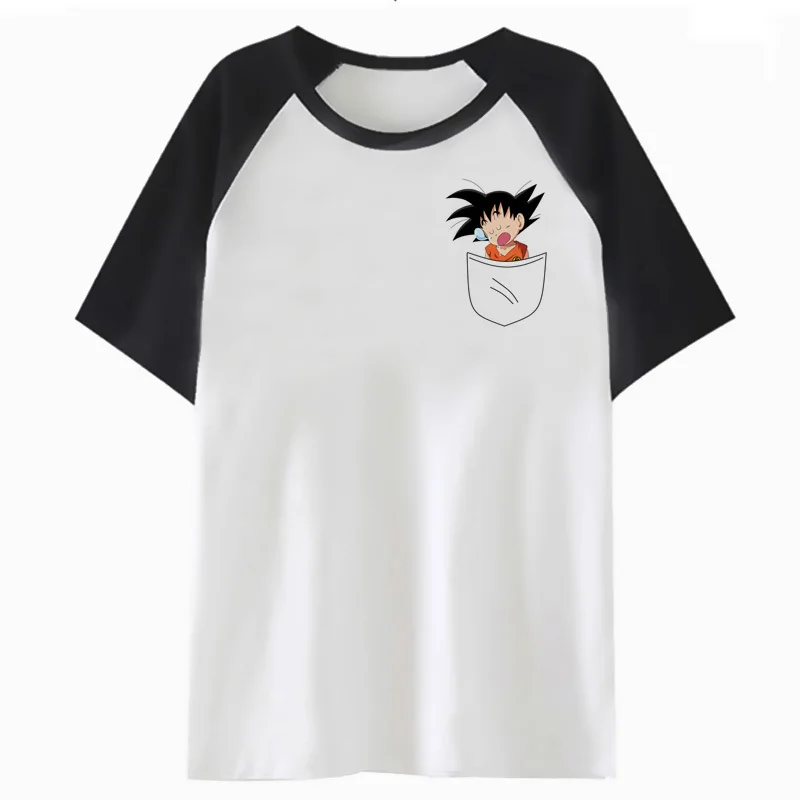 Футболка в стиле аниме Dragon Ball Super Son Goku Vegeta Ultra Instinct уличная одежда хип хоп летняя