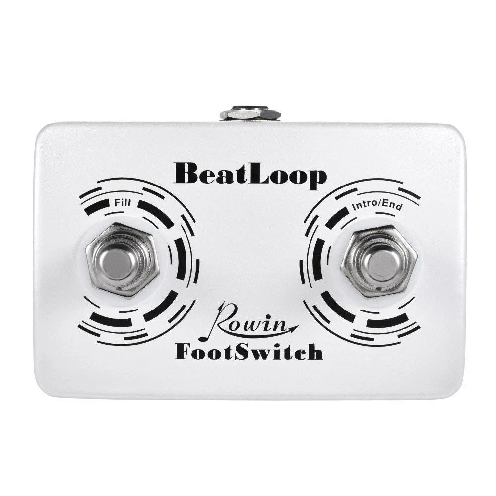

Rowin Dual Footswitch Foot Switch Pedal for Rowin BEAT LOOP Recording Effect Pedal with 6.35mm Cable