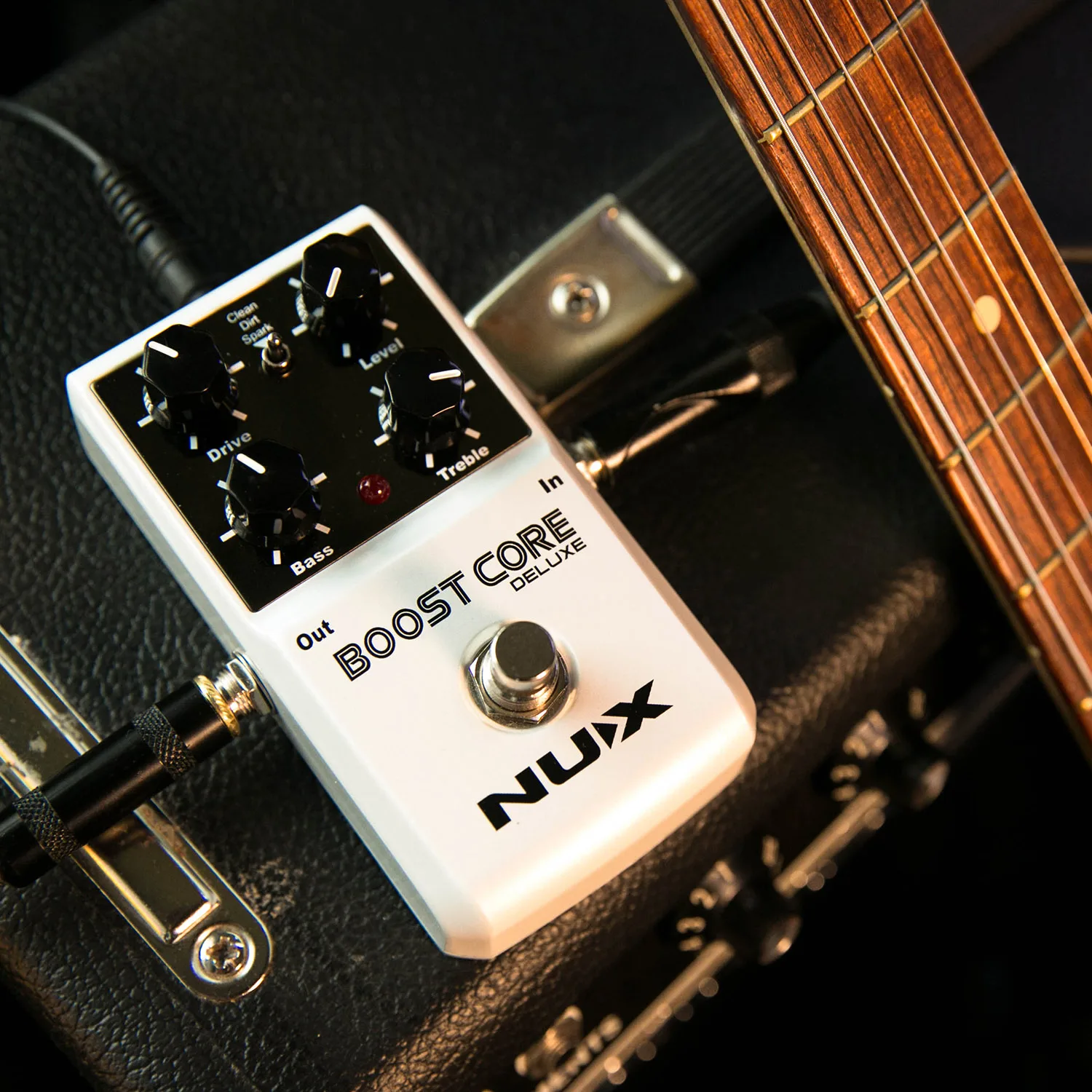 NUX бустер ядро Роскошная Гитара педаль эффектов гитары ra Stompbox увеличить ваш тон