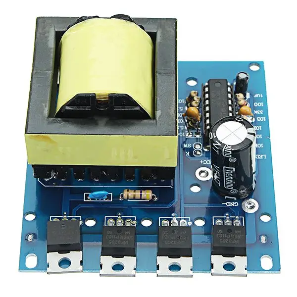 

Multifunctional 500W DC 12V 16V To AC 18V 0-220V-380V Inverter Boost Step Up Board Converter Transformer Power Supplies