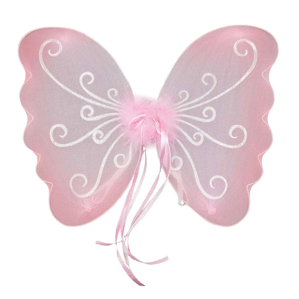 Kids Girls Fairy Wings, Party Costume Accessories, Fairies Costumes for