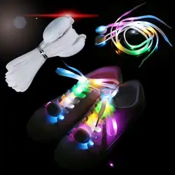 Модные светодиодный шнурки с использованием технологии LED свет фестиваль домашний вечерние украшения Цвета светодиодный бег многоцветный