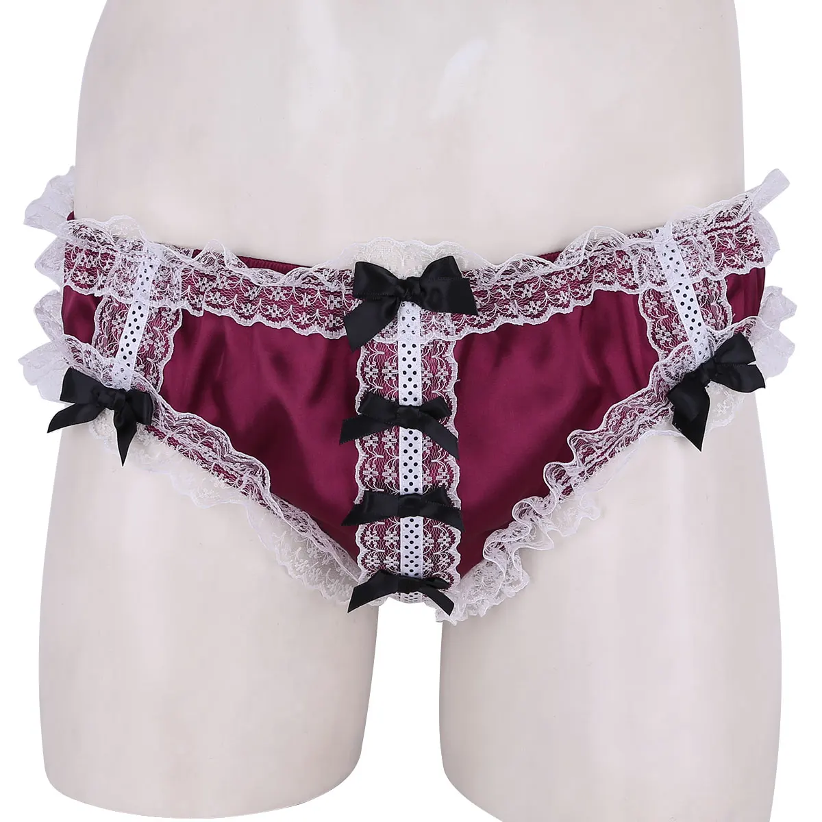 Мужское атласное нижнее белье Sissy мужское для геев мягкое блестящее