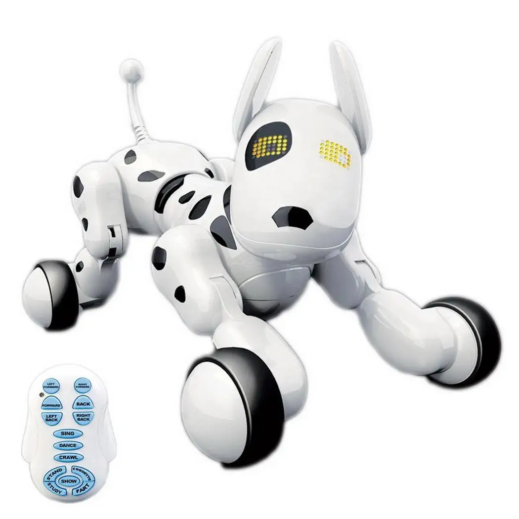 Беспроводной пульт дистанционного управления умный робот собака выше 6 лет обучение маленьких детей повседневные игрушки Белый