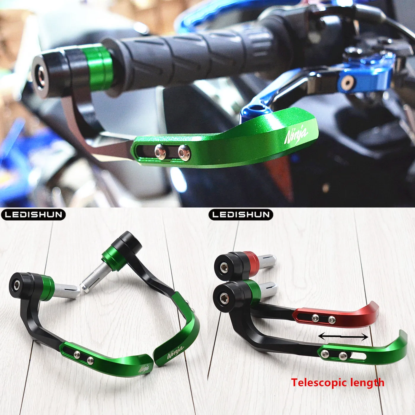 Ручки на руль наконечники руля ползунок для KAWASAKI NINJA 250 300 400 650 ER6F NINJA400 ZX6R ZX10R ручки