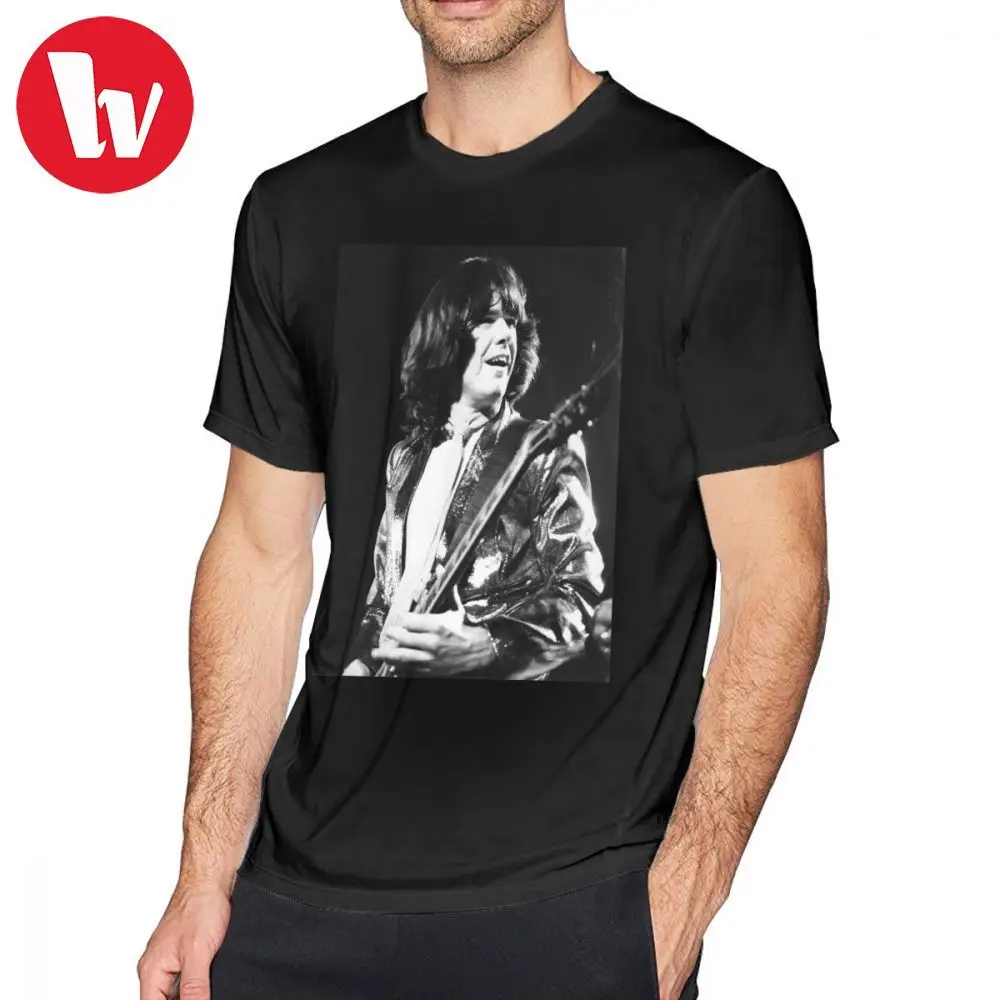 

Gary Moore T Shirt Gary Moore 1978 T-Shirt Mens 100 Percent Cotton Tee Shirt Short-Sleeve Graphic Fun Plus size Classic Tshirt