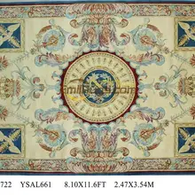 Топ Мода Tapete Подробнее о 8,1 'X 11,6' ручной Узелок толстый плюшевый французский коврик «савонри» ковер сделан на заказ ysal661gc88savyg2