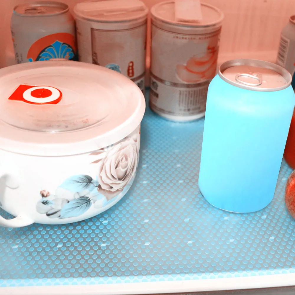 

Silicone Refrigerator Pads Mildew Moisture Absorption Waterproof Pad Mat Kitchen Vegetables Fruits Fresh Table Placemats